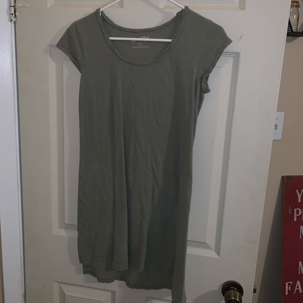 Sage Green T-Shirt Dress